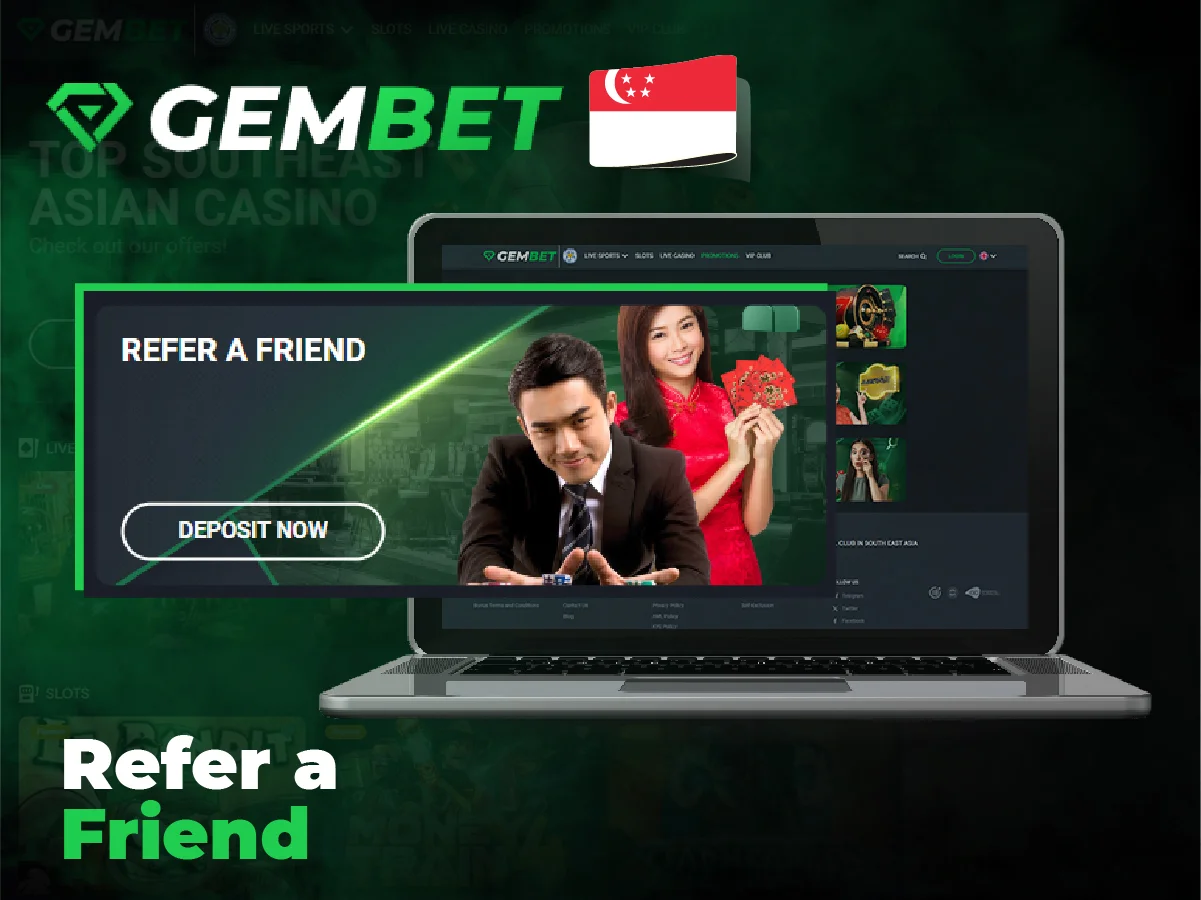 gembet - refer a friend